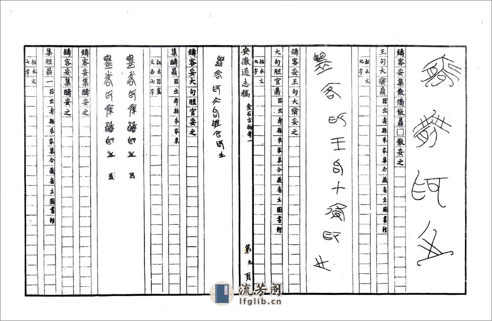 安徽通志金石古物考（民国） - 第10页预览图