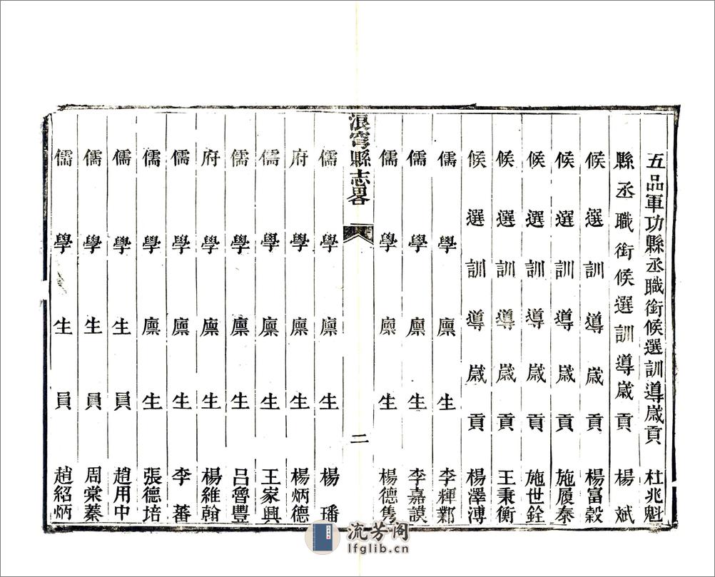 浪穹县志略（光绪） - 第11页预览图