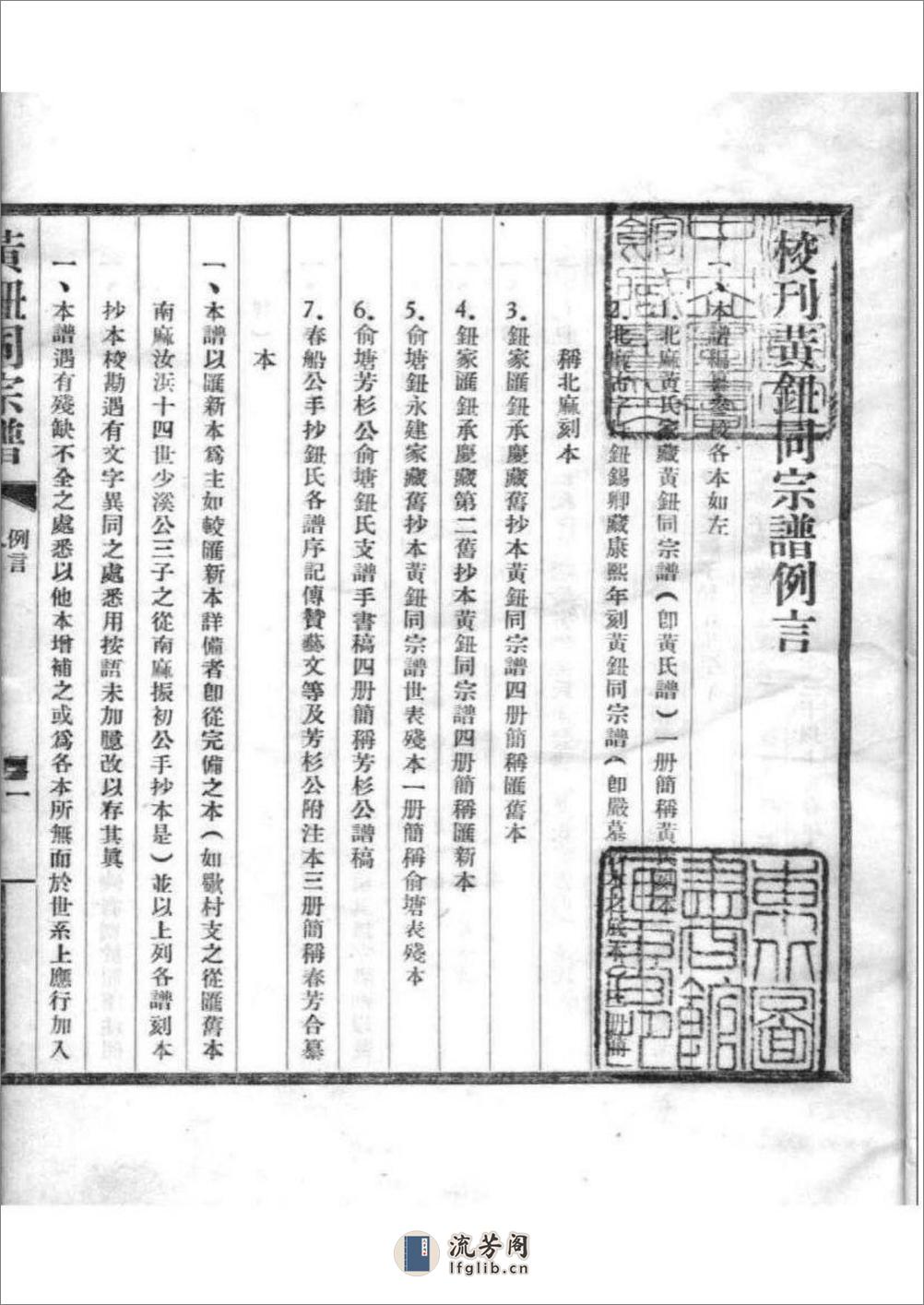 [江苏吴江]黄钮同宗谱：共2卷 - 第3页预览图