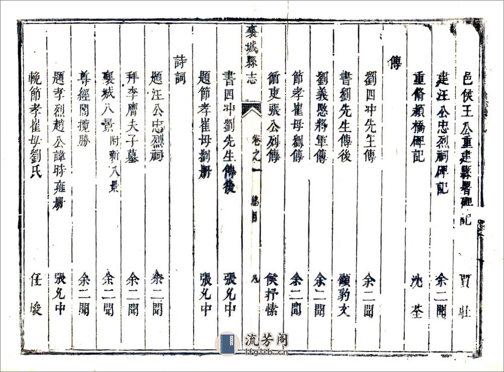 襄城县志（康熙） - 第17页预览图