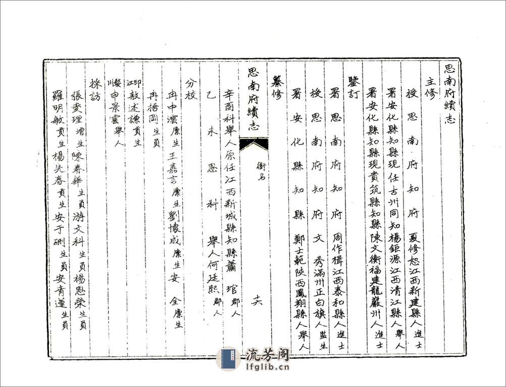 思南府续志（道光油印本） - 第18页预览图