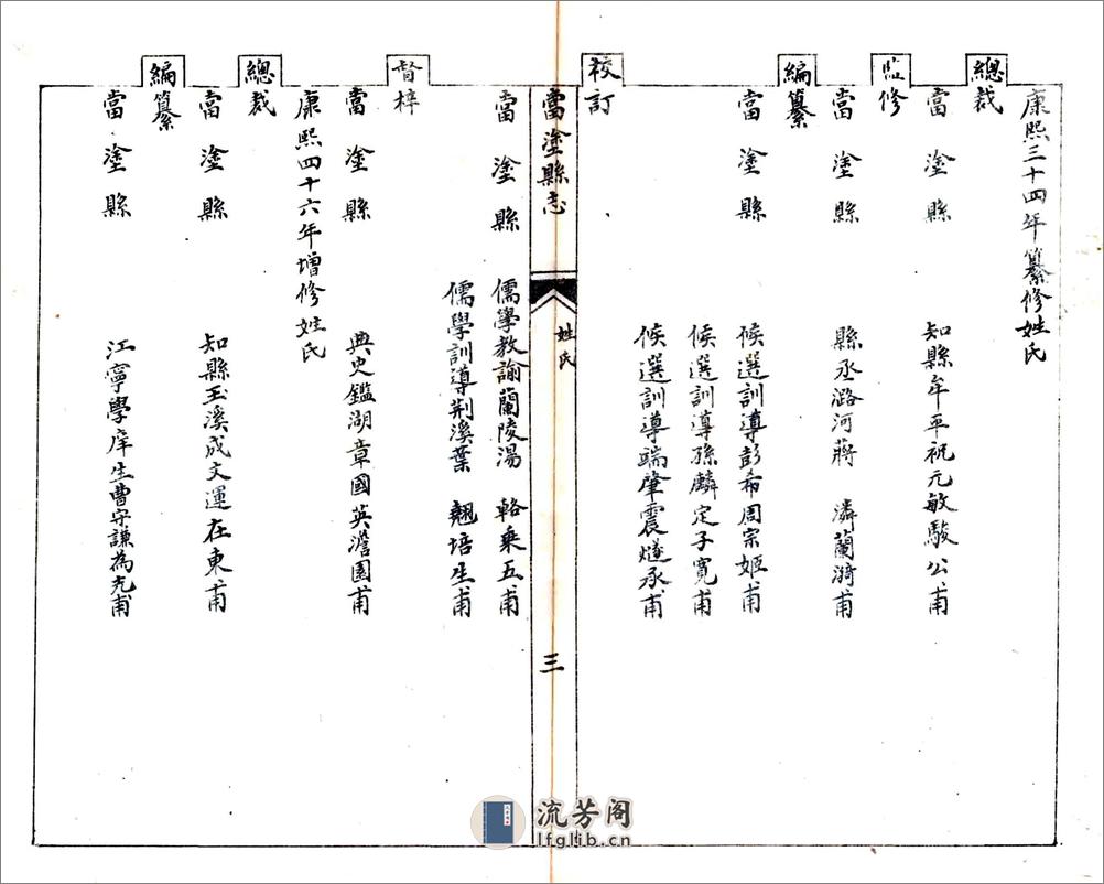 当涂县志（乾隆） - 第12页预览图