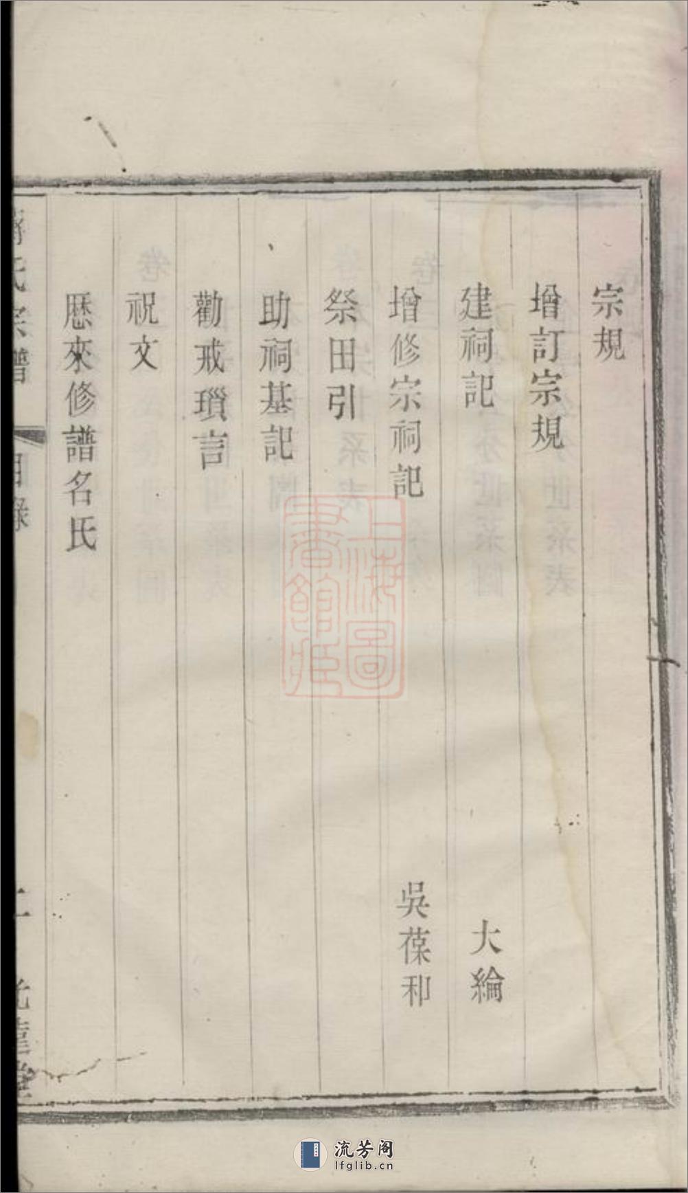 双桥蒋氏重修宗谱：七卷：[宜兴] - 第13页预览图