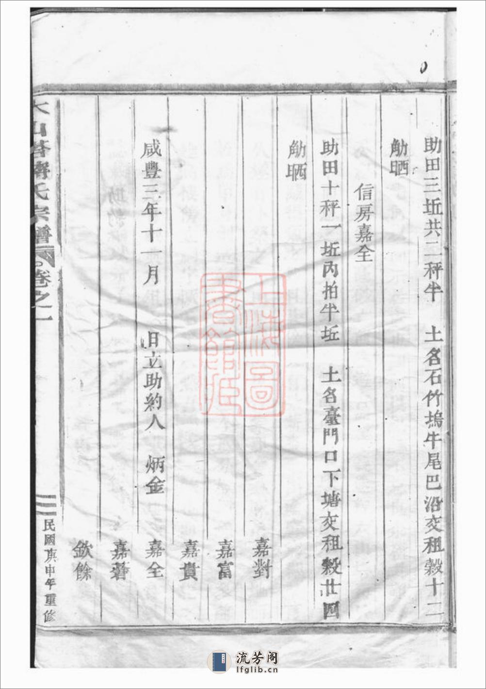 永康大山塔蒋氏宗谱 - 第14页预览图