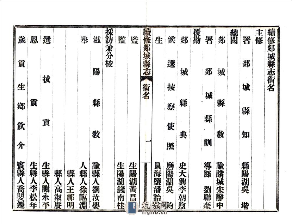 续修郯城县志（嘉庆民国铅印本） - 第7页预览图