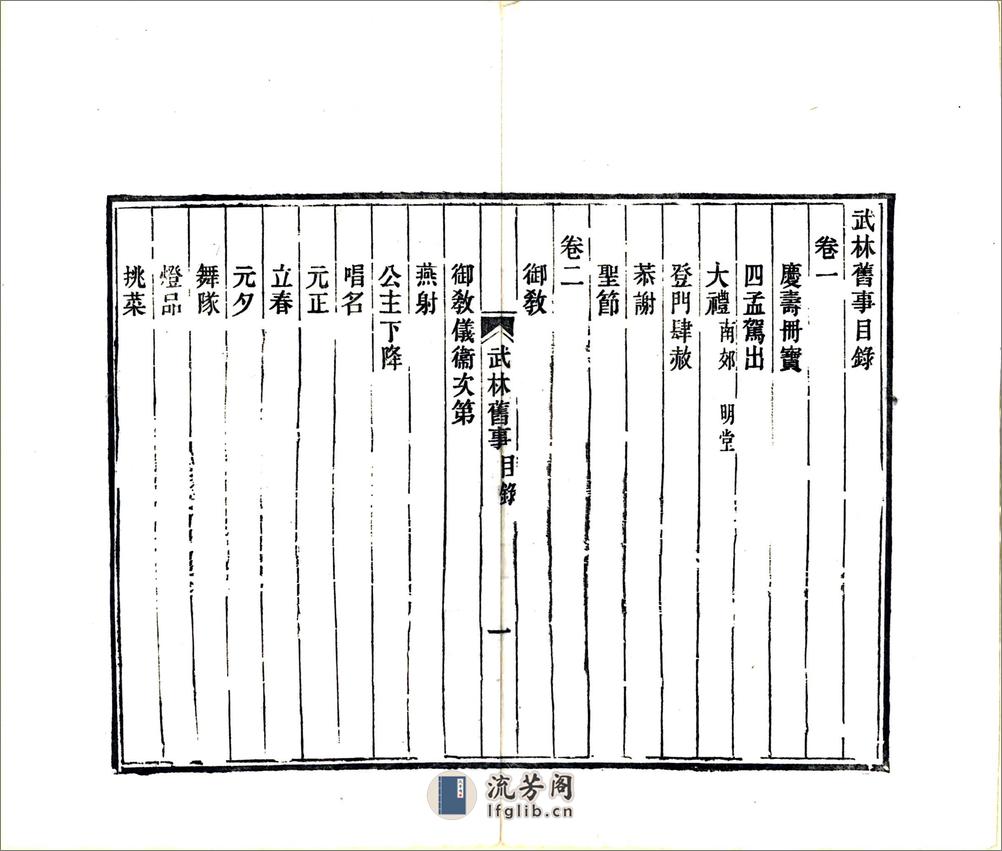 武林旧事（元初光绪刻本） - 第6页预览图