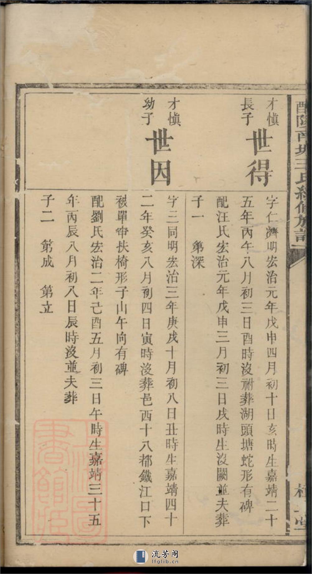 醴陵南城王氏续修族谱：二十一卷，首二卷 - 第13页预览图