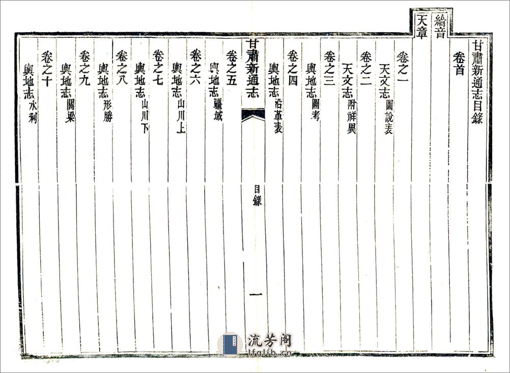 甘肃新通志（光绪）卷首 - 第14页预览图