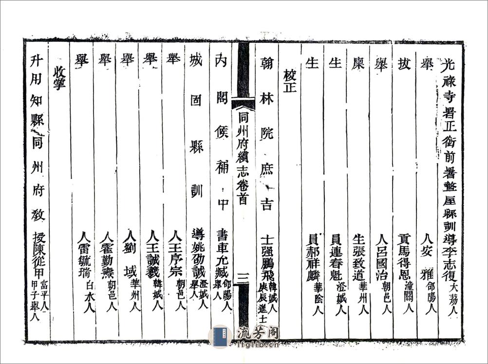 同州府续志（光绪） - 第5页预览图