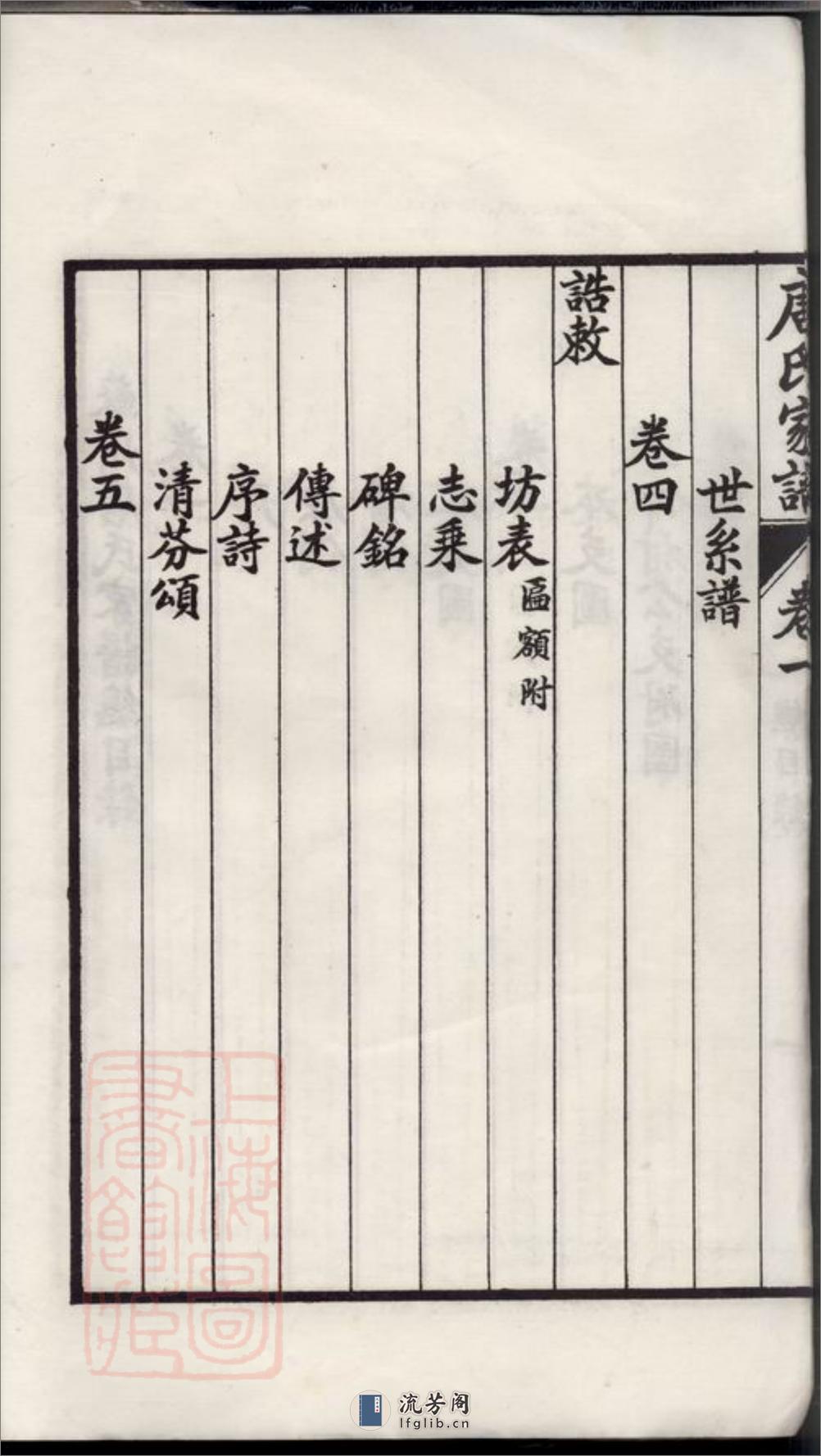 苏州唐氏家谱：六卷 - 第12页预览图