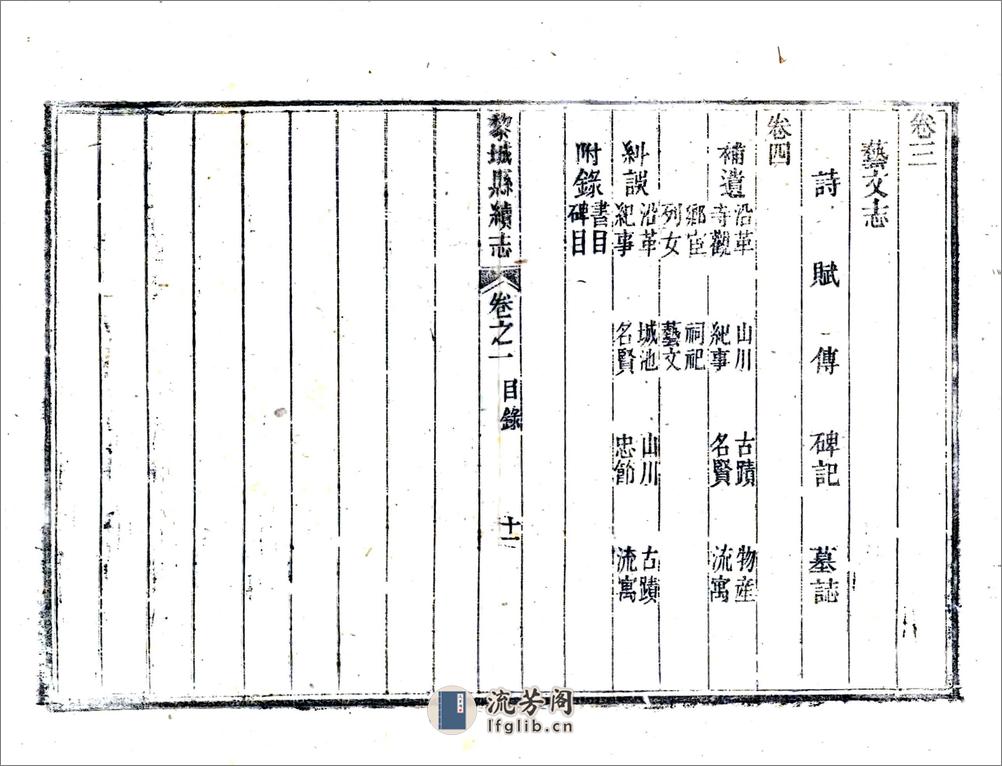 黎城县续志（光绪） - 第12页预览图