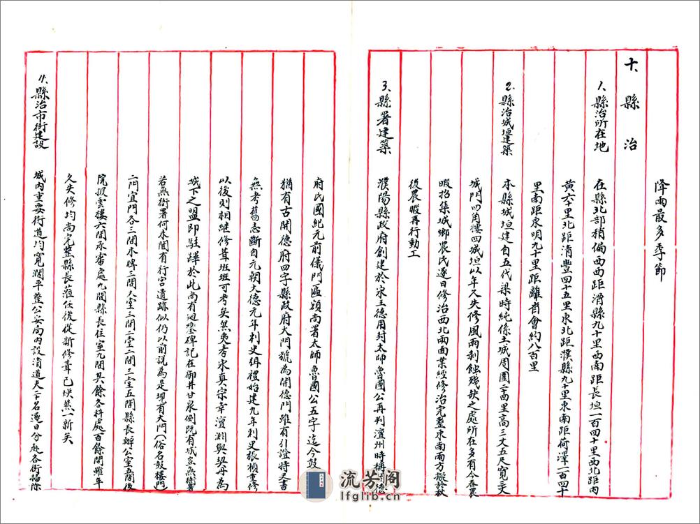 河北省濮阳县地方实际情况调查报告书（民国） - 第5页预览图