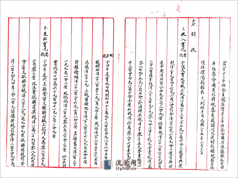 河北省濮阳县地方实际情况调查报告书（民国） - 第8页预览图