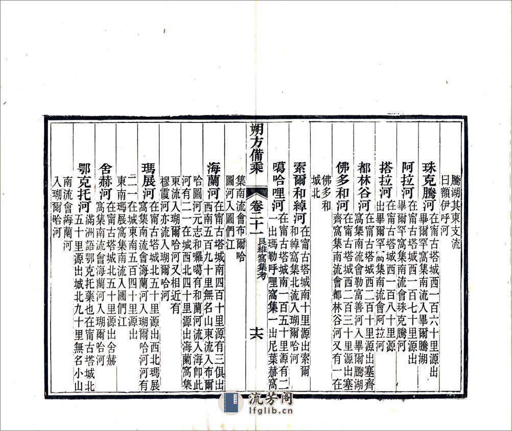 朔方备乘（光绪）卷21-30 - 第16页预览图