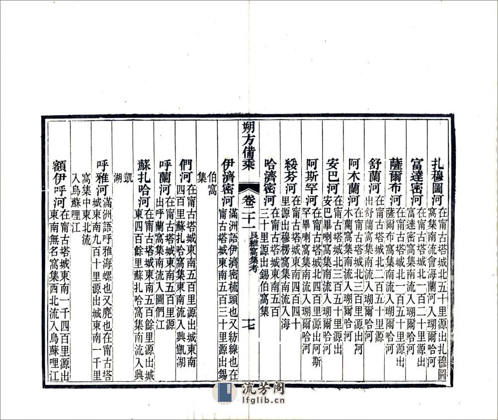 朔方备乘（光绪）卷21-30 - 第17页预览图