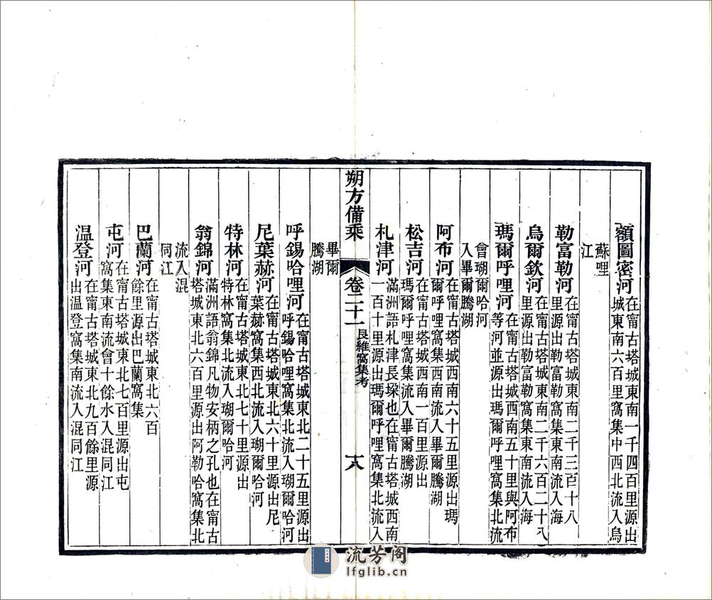 朔方备乘（光绪）卷21-30 - 第18页预览图