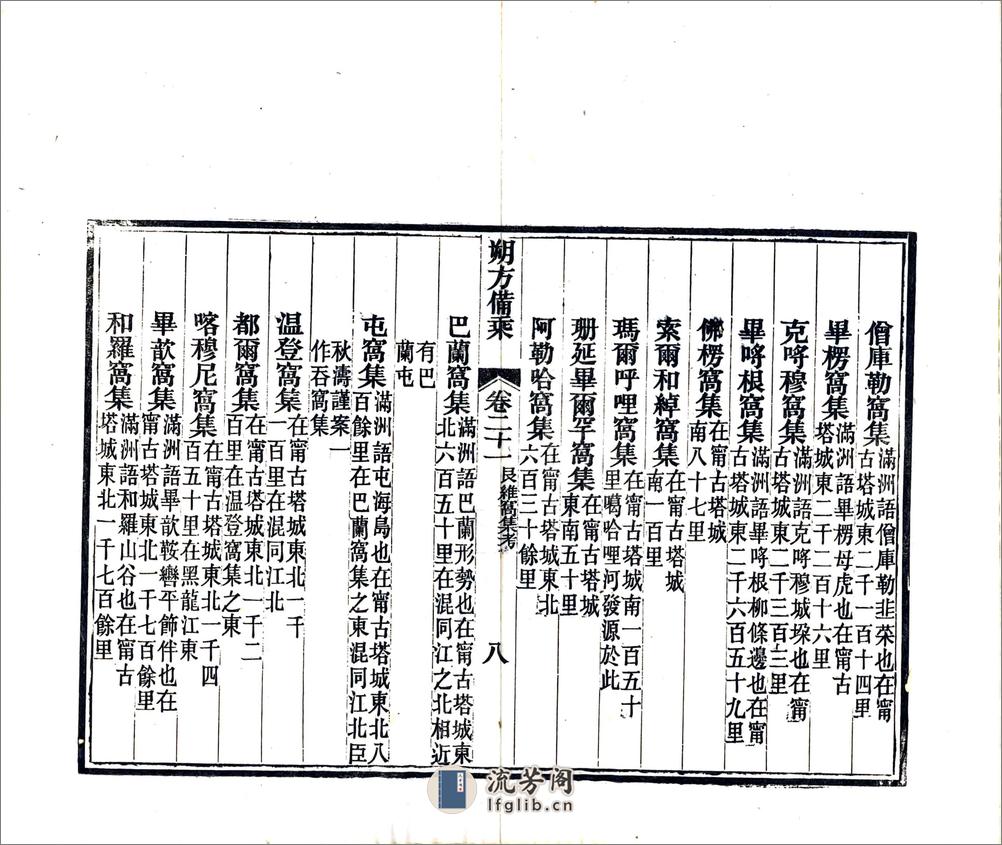 朔方备乘（光绪）卷21-30 - 第8页预览图