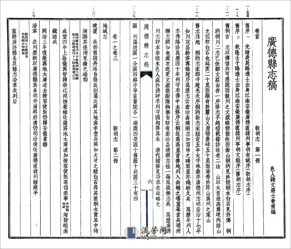 广德县志稿（民国） - 第10页预览图