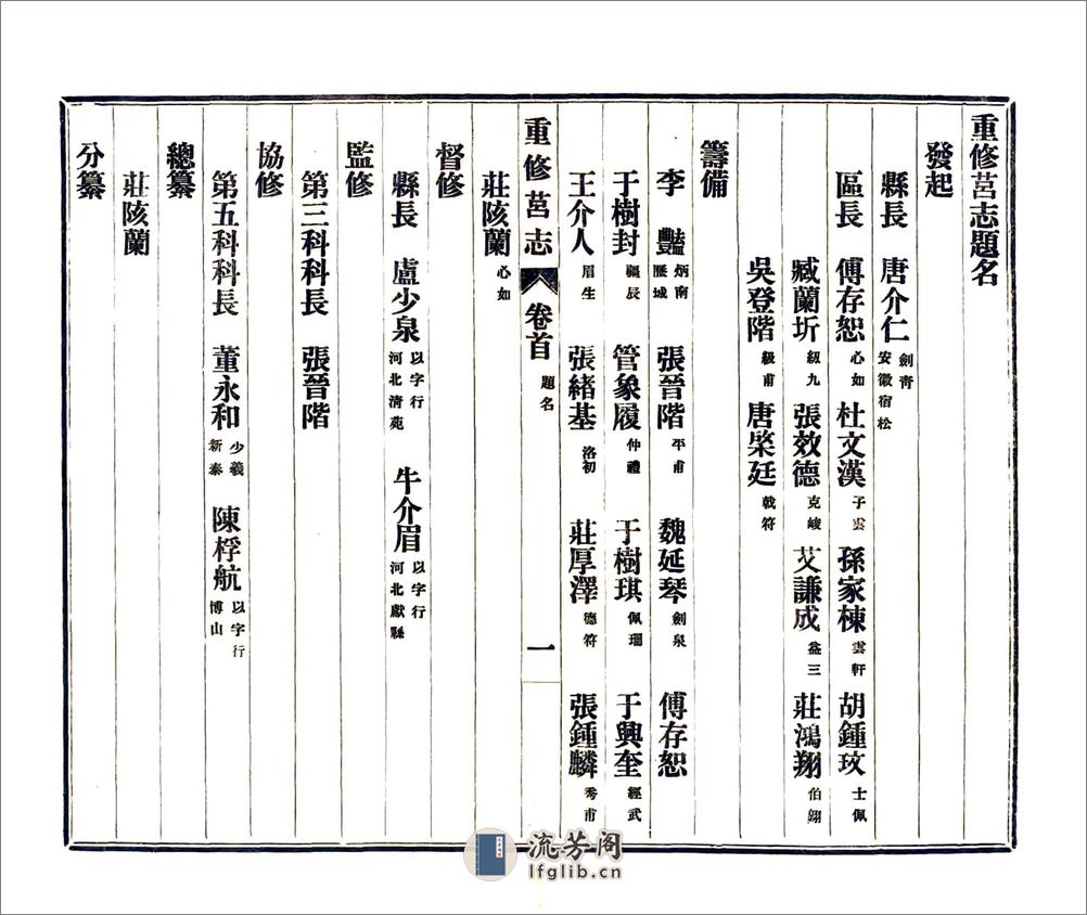 重修莒志（民国）卷00-47 - 第12页预览图