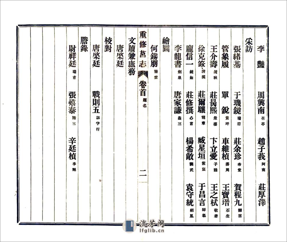 重修莒志（民国）卷00-47 - 第13页预览图