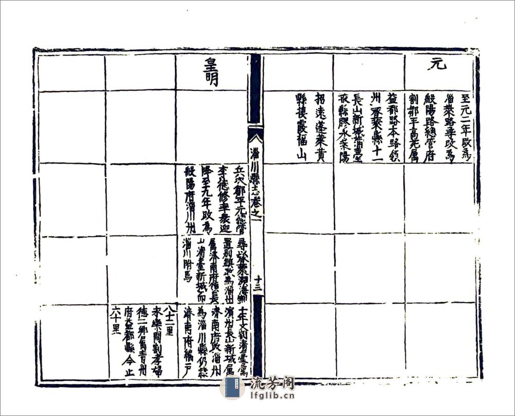 淄川县志（嘉靖） - 第15页预览图