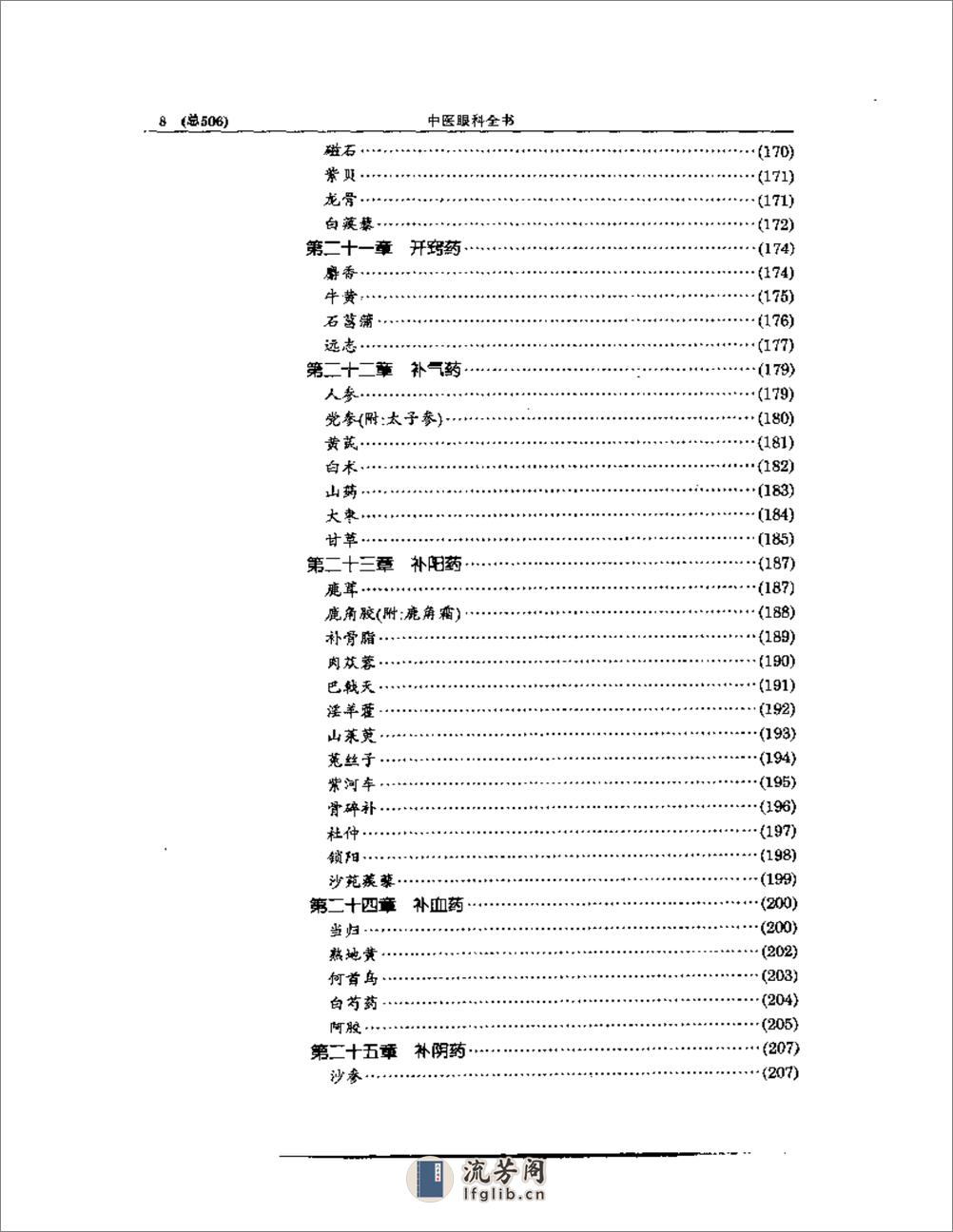 中医眼科全书  眼科药物纂要 - 第8页预览图