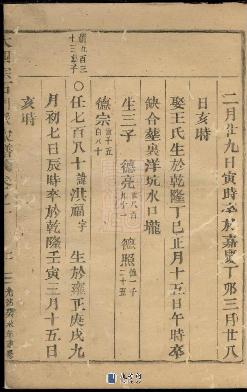 石门张氏重修家谱：[缙云] - 第4页预览图