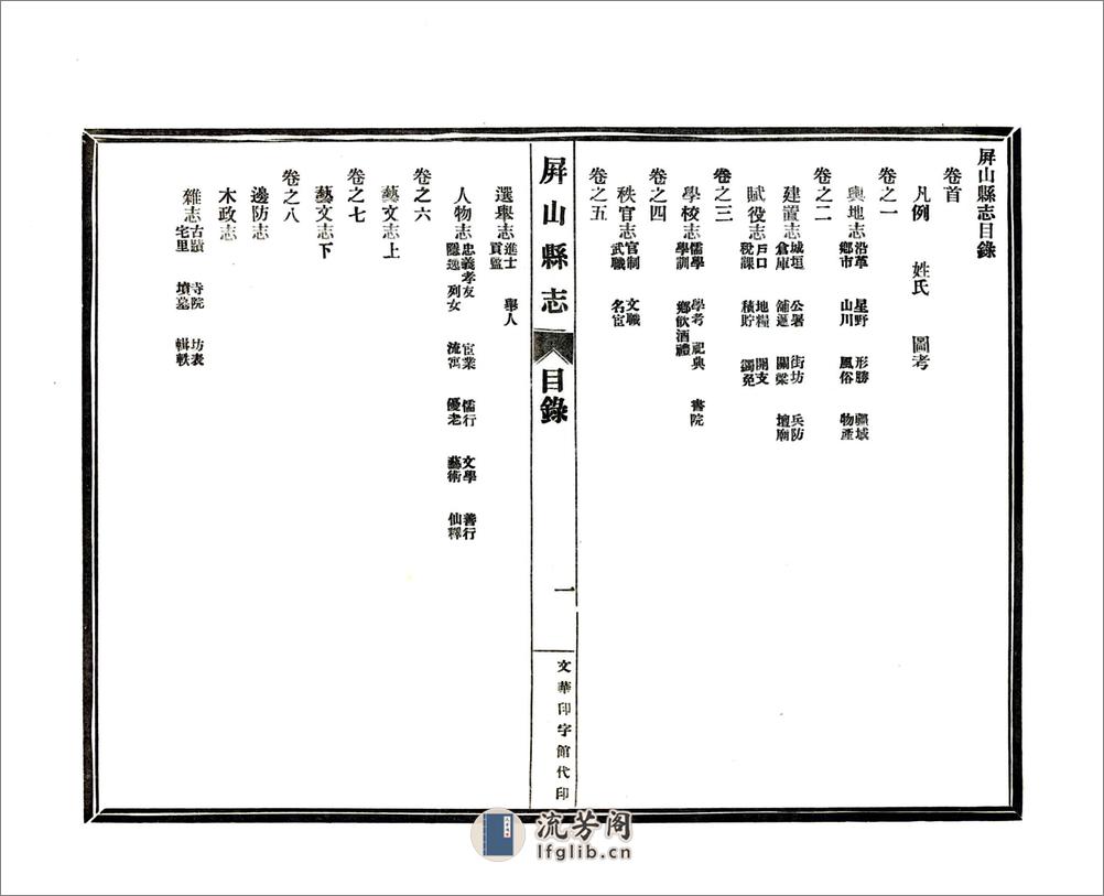 屏山县志（乾隆） - 第8页预览图