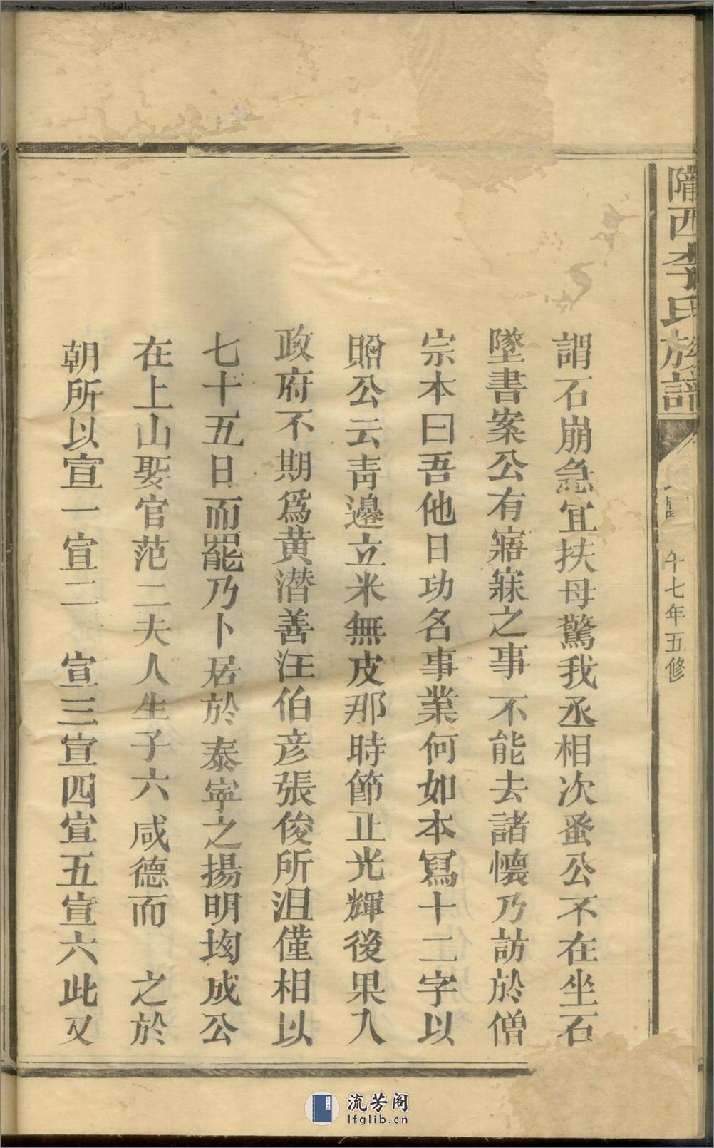 陇西李氏族谱_001 - 第12页预览图