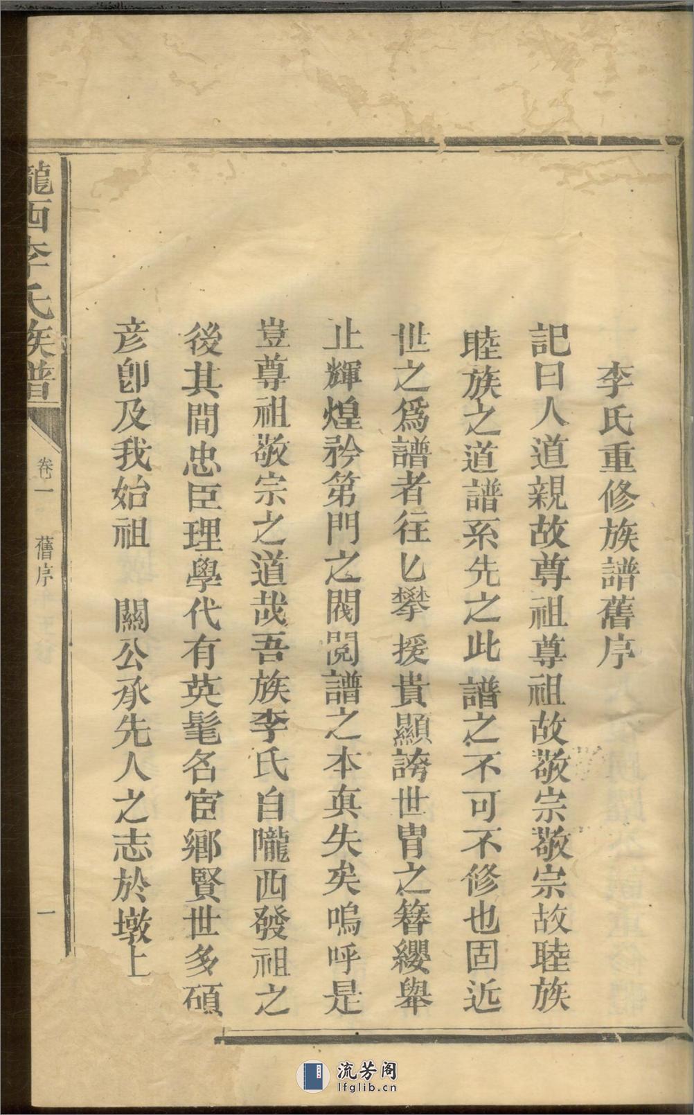 陇西李氏族谱_001 - 第17页预览图