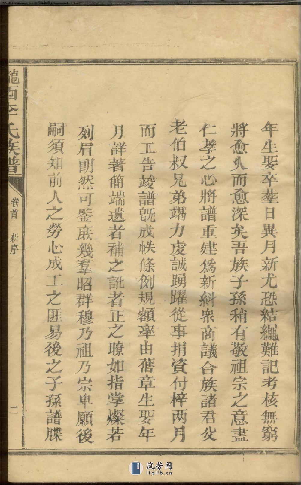 陇西李氏族谱_001 - 第5页预览图
