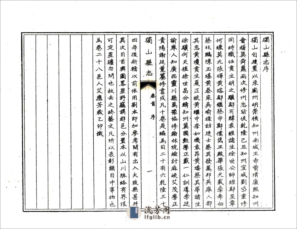 独山县志（民国） - 第4页预览图