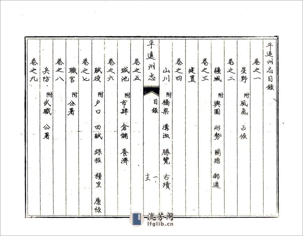 平远州志（乾隆） - 第16页预览图