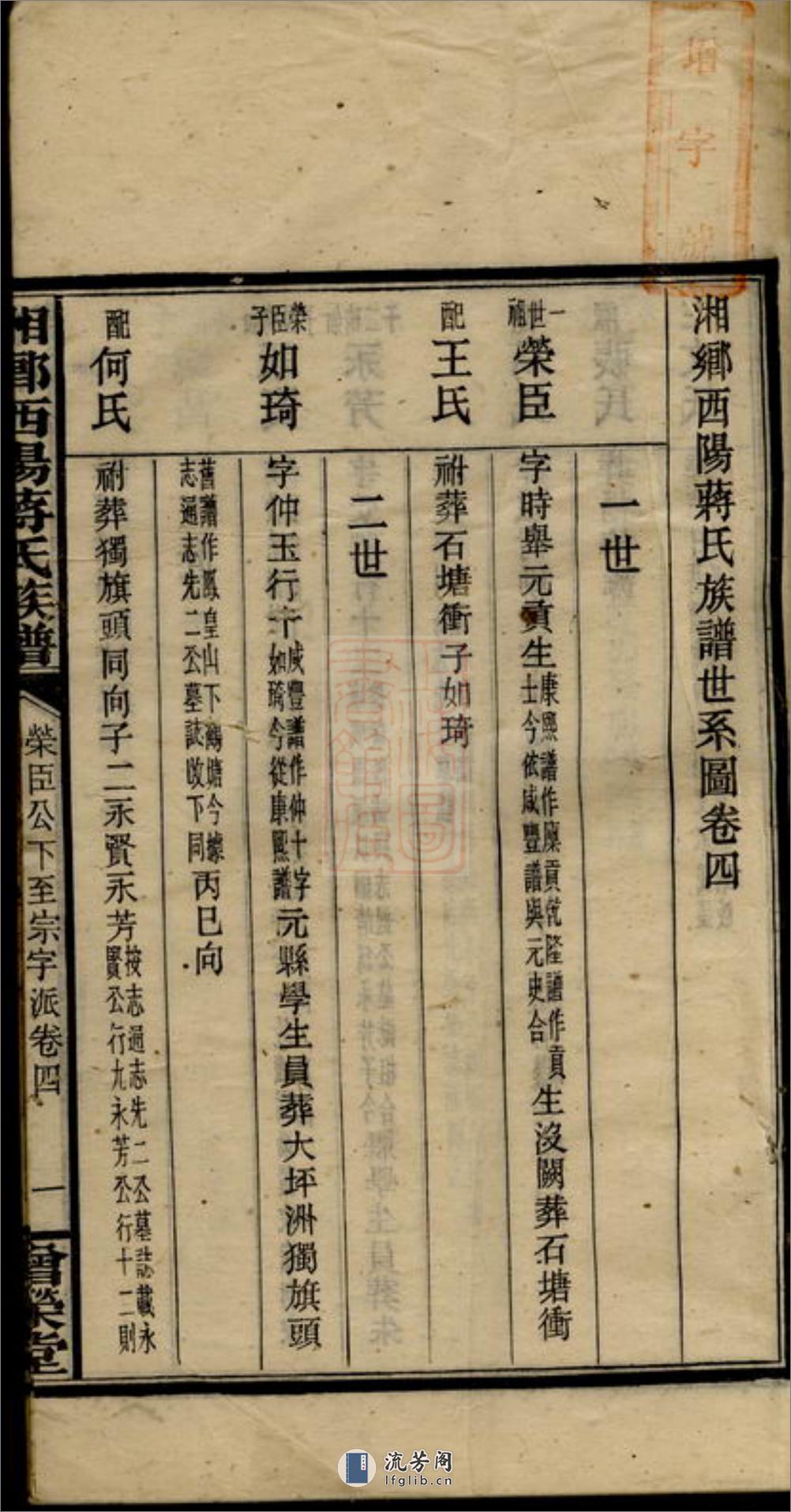 湘乡西阳蒋氏族谱：十卷 - 第3页预览图