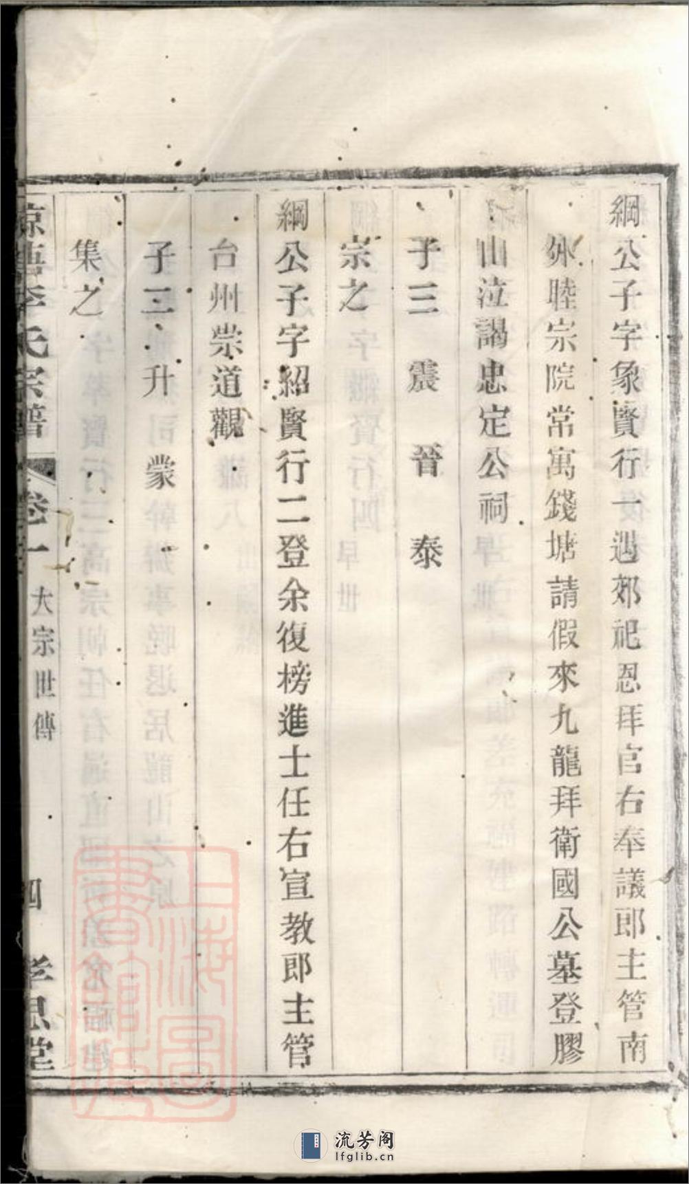 鲸塘李氏宗谱：[无锡] - 第13页预览图
