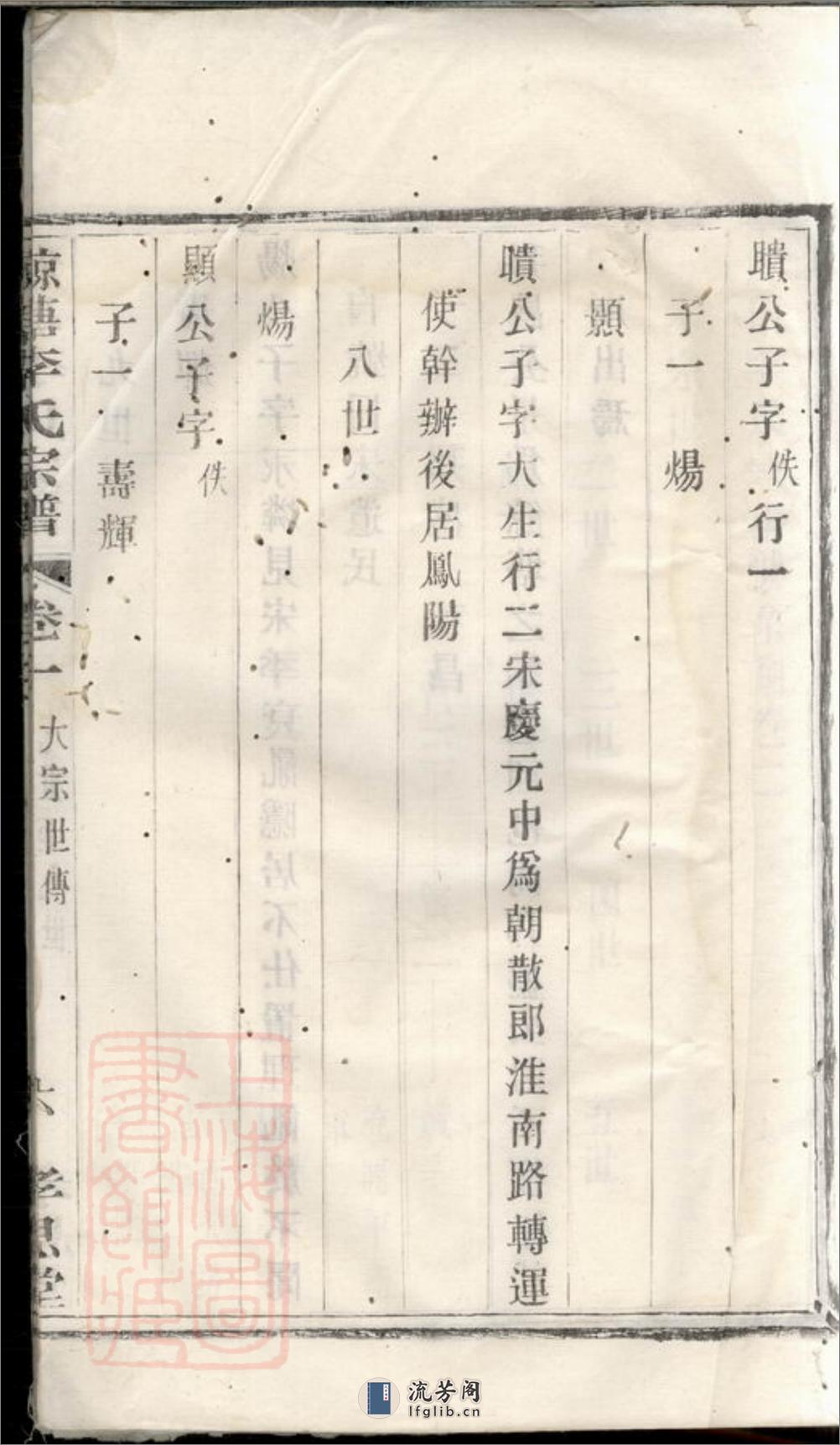 鲸塘李氏宗谱：[无锡] - 第17页预览图