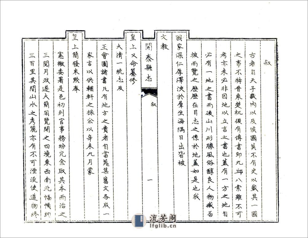 开泰县志（乾隆） - 第4页预览图