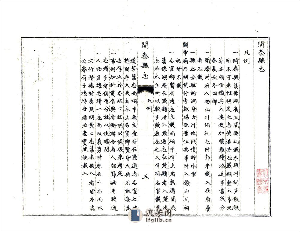 开泰县志（乾隆） - 第8页预览图