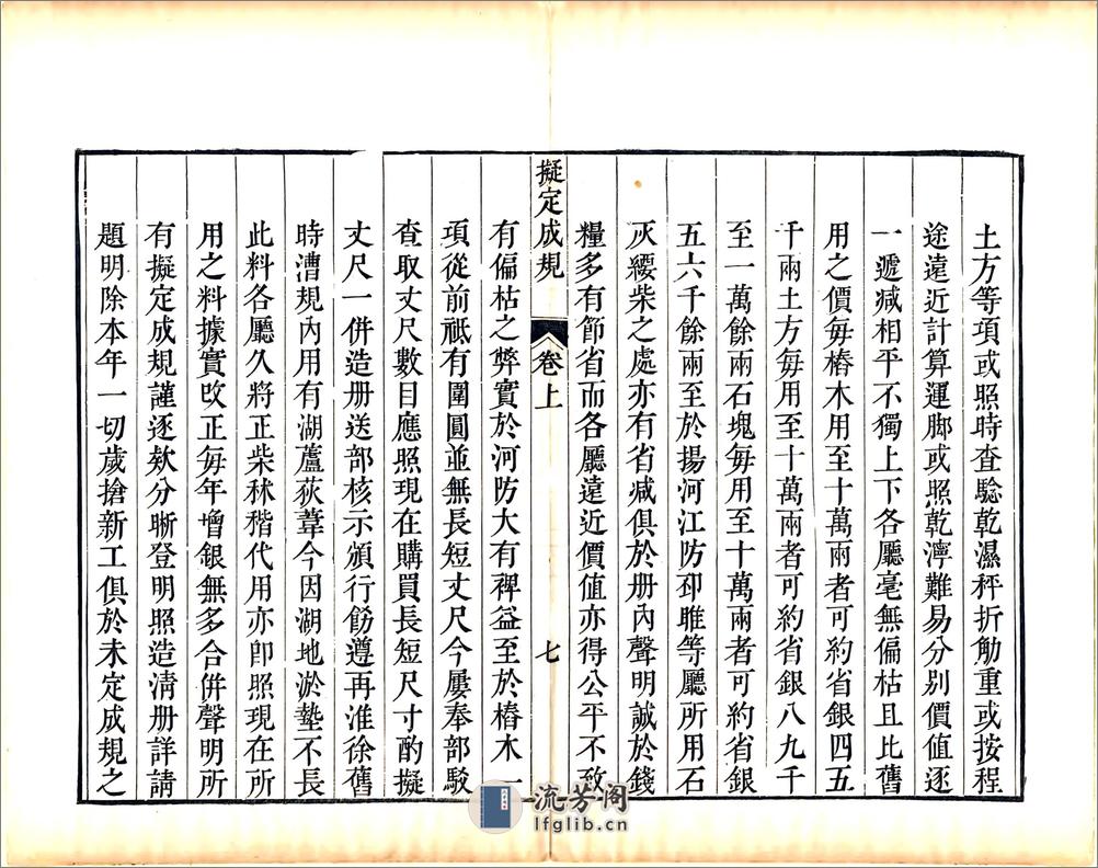 豫省拟定成规（清） - 第8页预览图