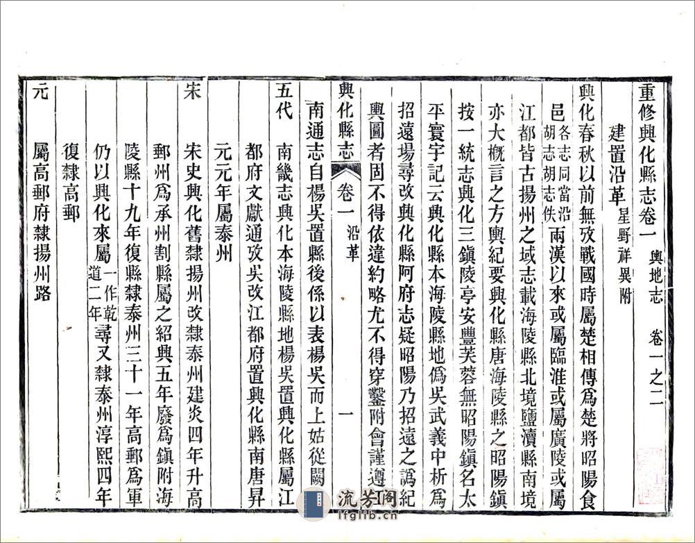 重修兴化县志（咸丰） - 第18页预览图