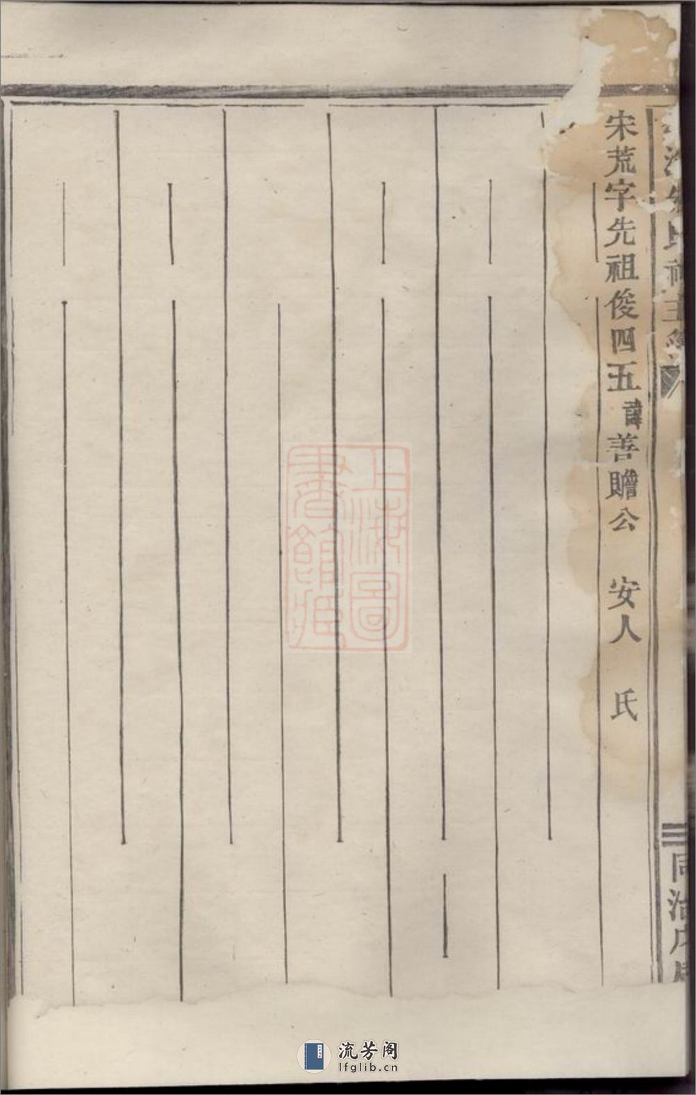 剡溪朱氏神主簿：不分卷：[义乌] - 第11页预览图