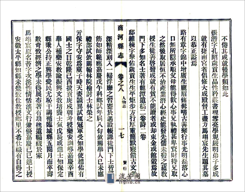 重修商河县志（民国）卷08-15 - 第19页预览图