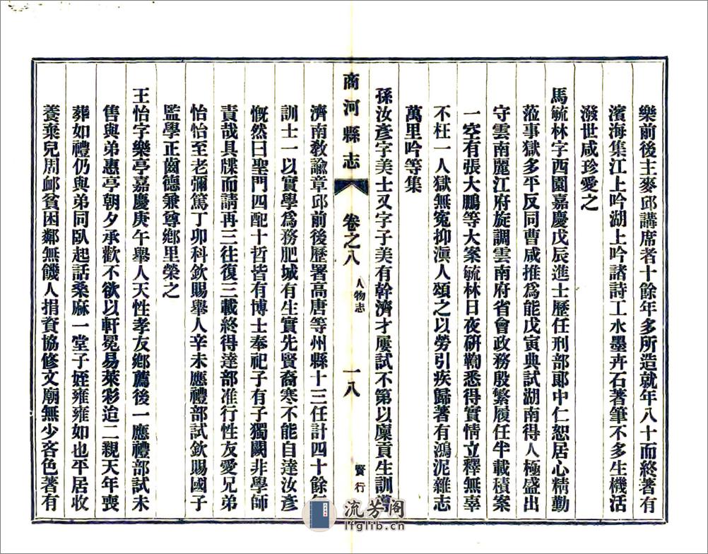 重修商河县志（民国）卷08-15 - 第20页预览图