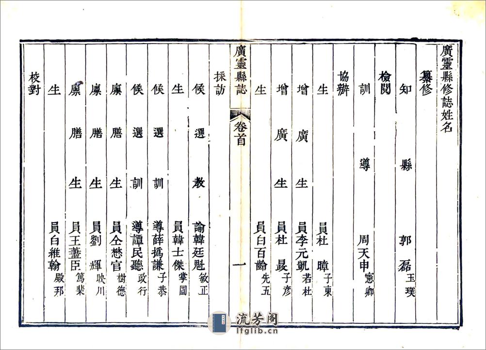 广灵县志（乾隆） - 第14页预览图