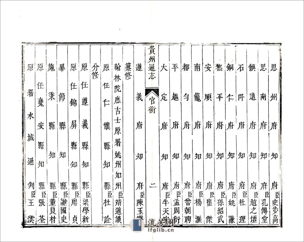 贵州通志（乾隆） - 第13页预览图