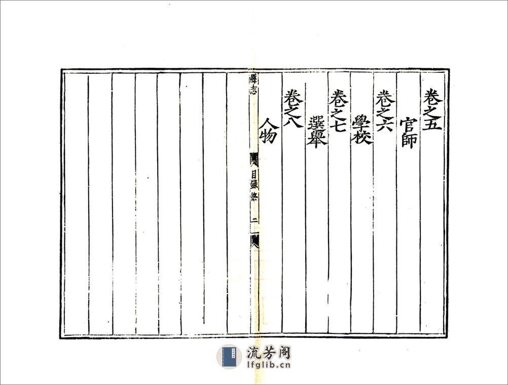 龙溪县志（嘉靖） - 第12页预览图