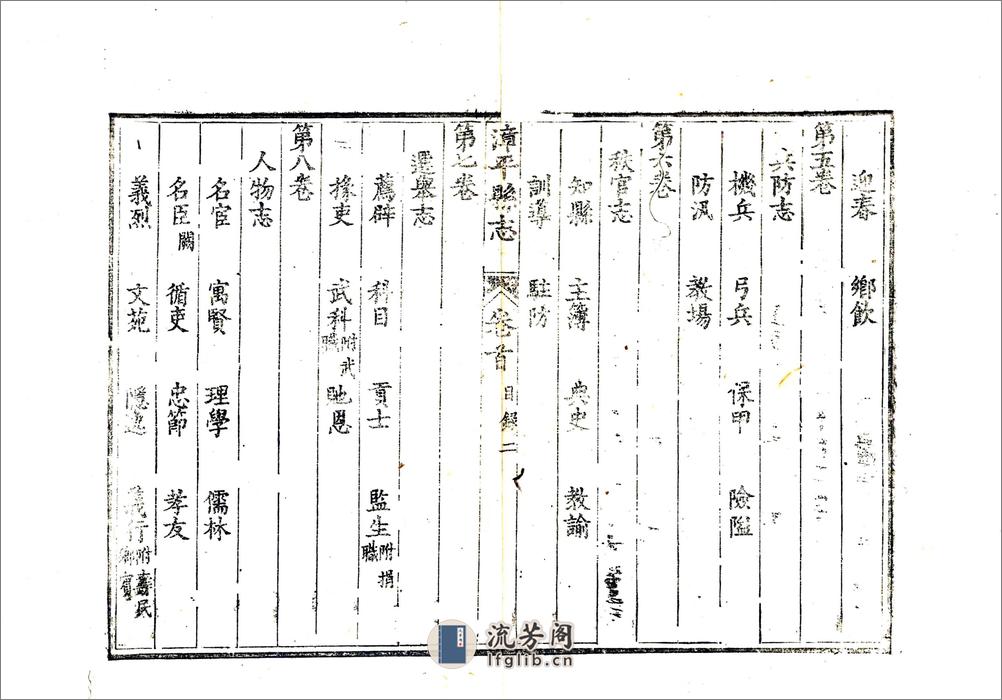 漳平县志（道光） - 第14页预览图