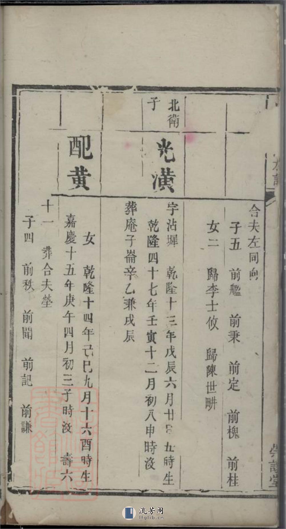 白癵刘氏族谱：[湘潭] - 第8页预览图