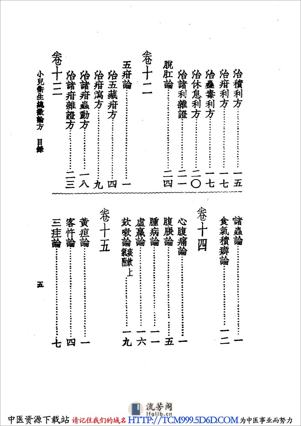 中国医学大成.32.小儿卫生总微论方 - 第19页预览图