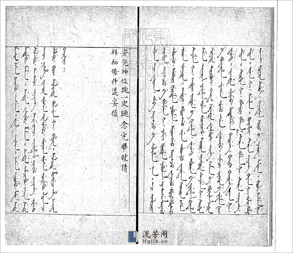 满洲世谱式样图册二-日本东洋文化研究所藏清抄本 - 第6页预览图